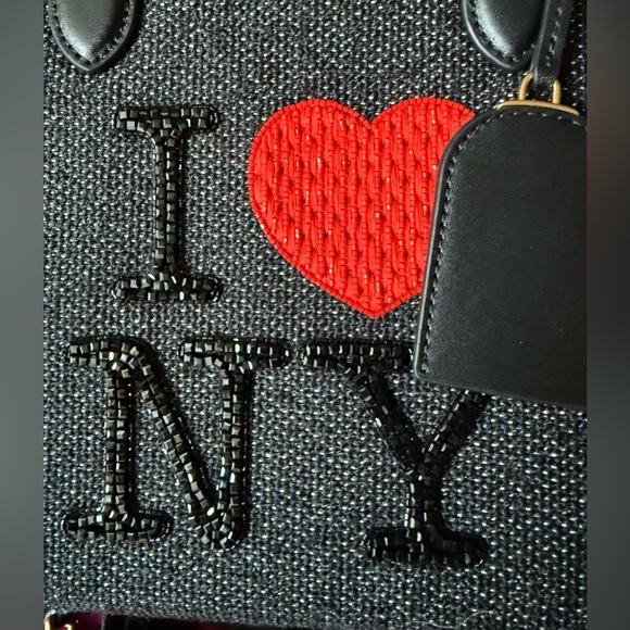 Kate Spade x I Love NY Embellished Manhattan Small Tote Bag - Picture 2 of 12